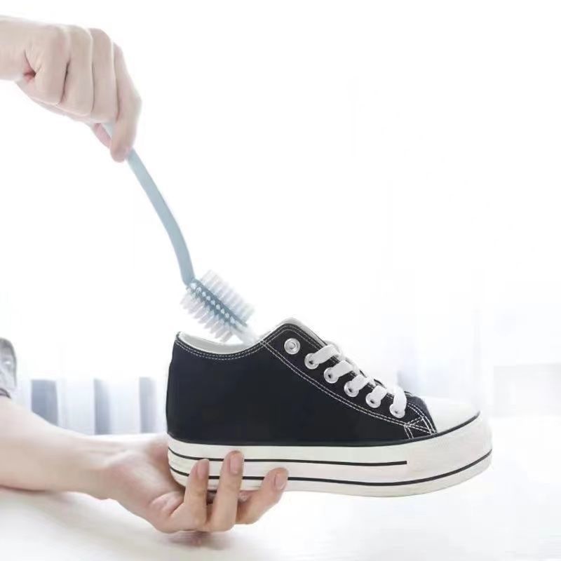 Double-sided Circular Decontamination And No Dead Ends Shoe Washing Brush