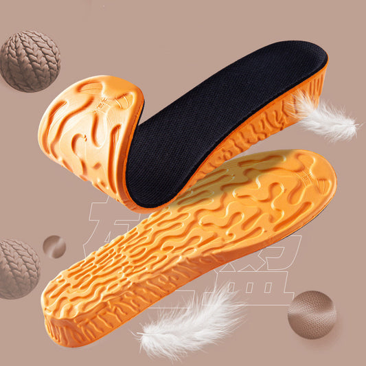 Sweat-absorbent Shock-absorbing Soft Bottom Breathable Sports Height Increasing Insole