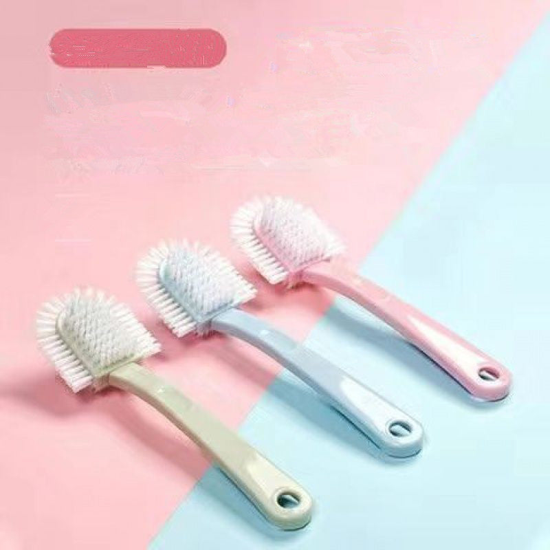 Double-sided Circular Decontamination And No Dead Ends Shoe Washing Brush