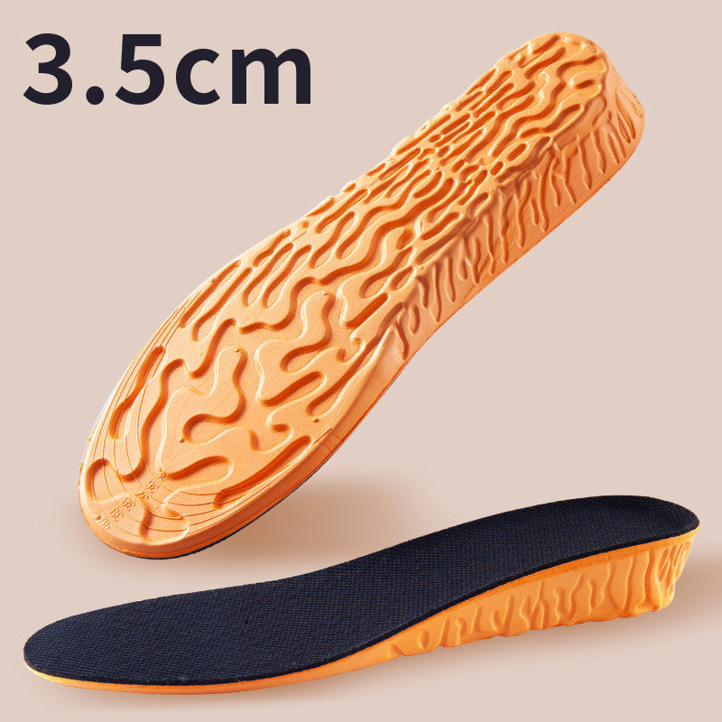 Sweat-absorbent Shock-absorbing Soft Bottom Breathable Sports Height Increasing Insole