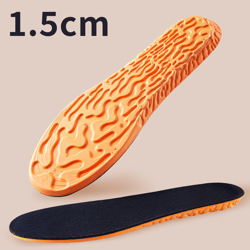 Sweat-absorbent Shock-absorbing Soft Bottom Breathable Sports Height Increasing Insole