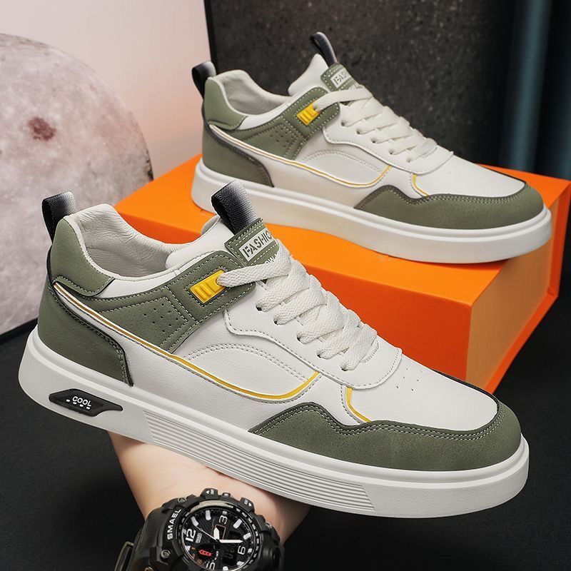 Men's Breathable Canvas Sneakers – Korean-Style Trendy Shoes for Everyday Wear | Stylish, Comfortable & All-Matching Footwear