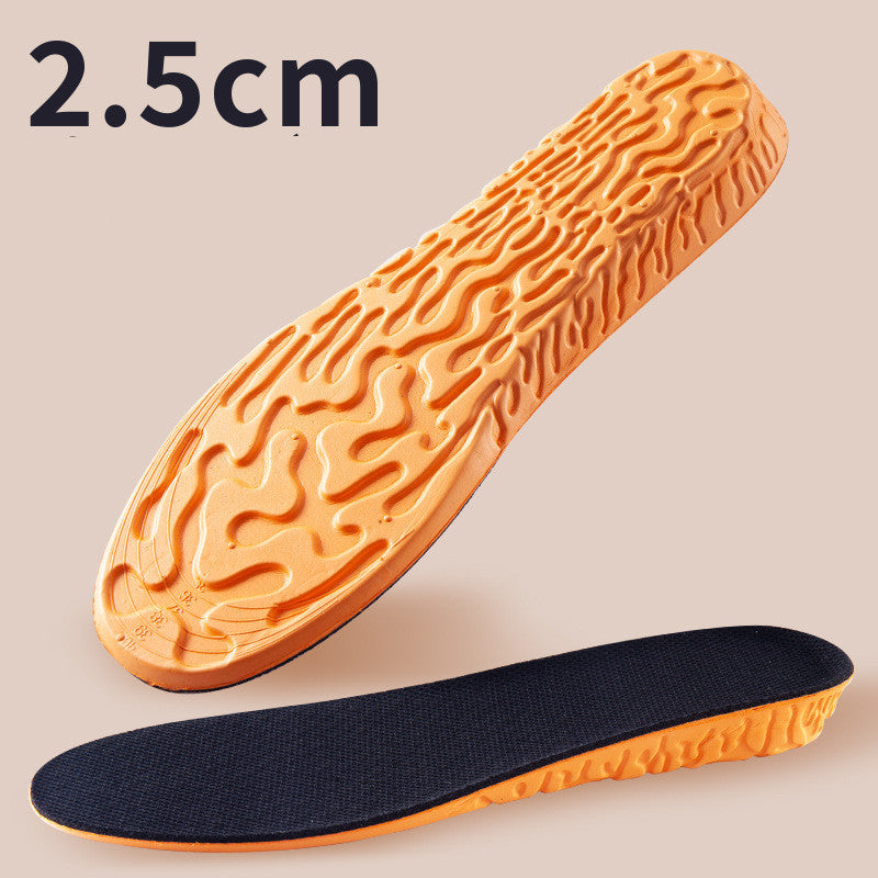 Sweat-absorbent Shock-absorbing Soft Bottom Breathable Sports Height Increasing Insole