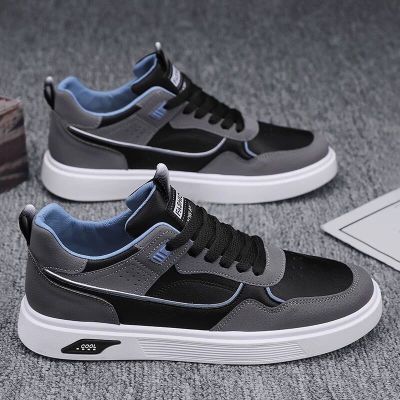 Men's Breathable Canvas Sneakers – Korean-Style Trendy Shoes for Everyday Wear | Stylish, Comfortable & All-Matching Footwear