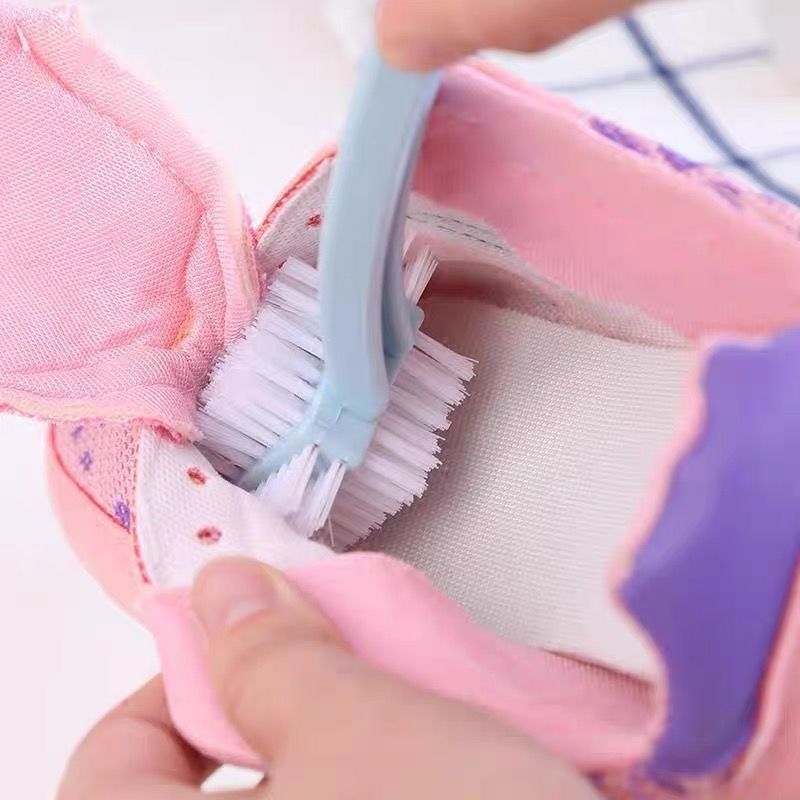 Double-sided Circular Decontamination And No Dead Ends Shoe Washing Brush